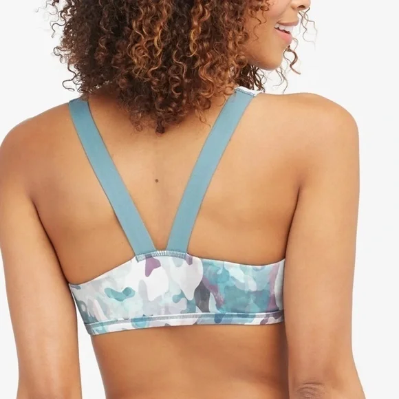 NWT SPANX Printed Camo Low Impact Sports Bra - Picture 2 of 4